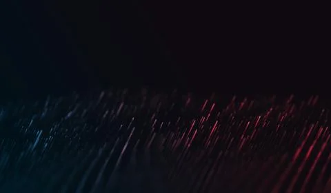 Abstract polygonal space low poly dark background with connecting dots and li Stock Illustration