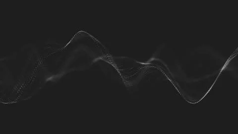 Abstract polygonal space low poly dark background with connecting dots and li Illustrazione stock