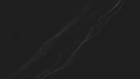 Abstract polygonal space low poly dark background with connecting dots and li Stock Illustration