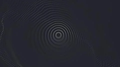 Abstract polygonal space low poly dark background with connecting dots and li Stock Illustration