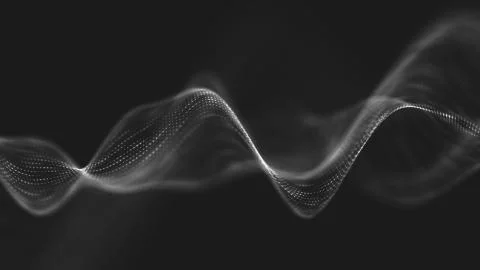 Abstract polygonal space low poly dark background with connecting dots and li Stock-Illustration