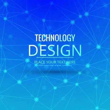 Abstract polygonal space low poly dark background with connecting dots and lines Illustrazione stock