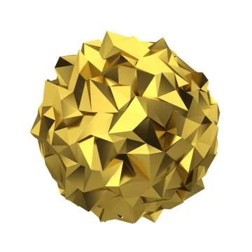 Abstract polygonal sphere Stock Illustration