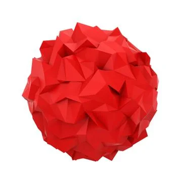 Abstract polygonal sphere Stock Illustration