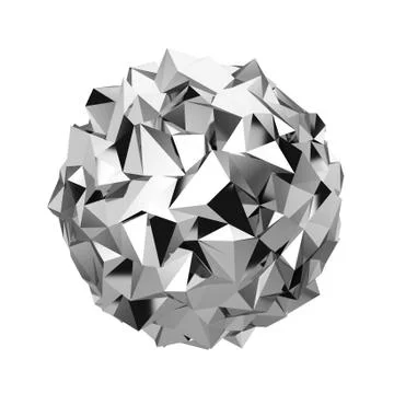 Abstract polygonal sphere Stock-Illustration