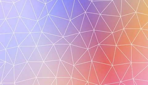 Abstract polygonal template. Modern pattern for a brand book. Vector illustra Stock Illustration