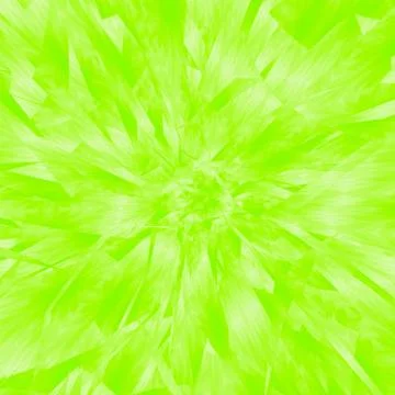 Abstract polygonal triangles explosion in green and lime colors. Magic explos Illustrazione stock