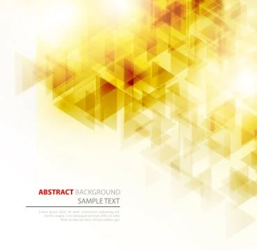 Abstract polygonal triangles poster Stock Illustration