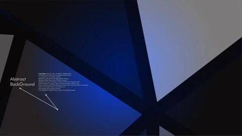 Abstract polygonal vector background. Blue geometric vector illustration. Cre Illustrazione stock