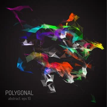 Abstract Polygonals Stock Illustration