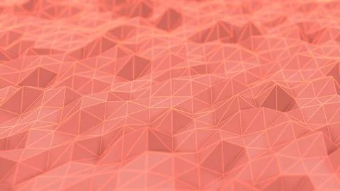 Abstract polygones generative art background イラスト素材