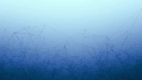 Abstract Polygons on Blue Gradient Stock Footage 138279353