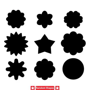 Abstract Polyhedra Symphony  Complex Vector Designs for Abstract and Expres.. Stock Illustration