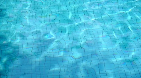 Abstract Pool Surface Ripple, Loopable Video stock 47755311