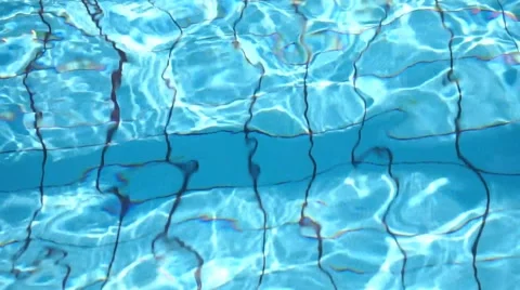 Abstract Pool Surface Ripple, Loopable 스톡 동영상 47756001