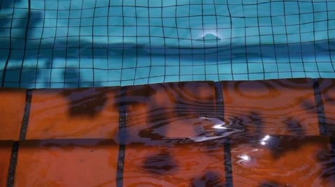 Abstract Pool Surface Ripple, Loopable 스톡 동영상 47756545