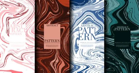 Abstract pop art pattern marble element classic background template collectio Stock Illustration