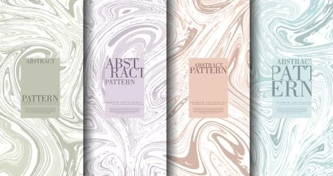 Abstract pop art pattern marble element classy pastel background template col Stock Illustration