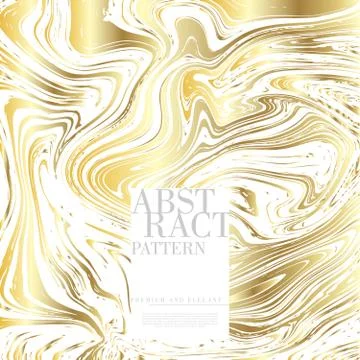 Abstract pop art pattern marble element gold classy background template vecto Stock Illustration