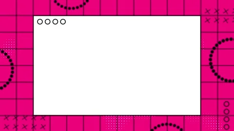 Abstract Pop Art Style Background Animation with Copy Space for Text or Media Stock Footage 315616872