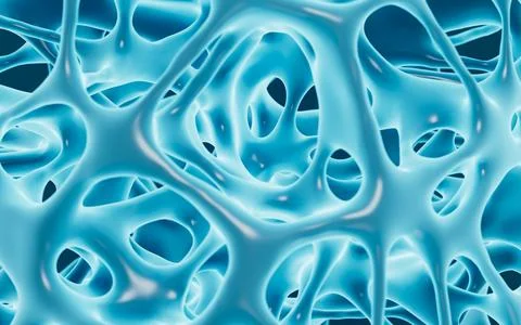 Abstract porous framework material background, nerve fibers background, bon.. 스톡 일러스트
