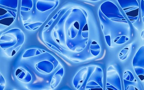 Abstract porous framework material background, nerve fibers background, bon.. Stock Illustration