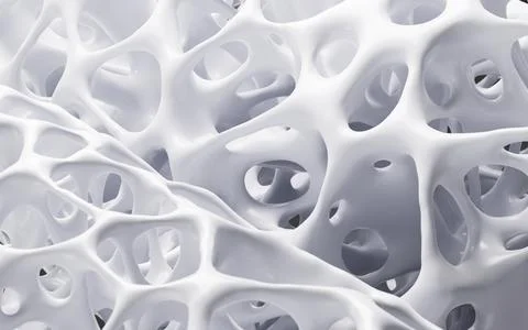 Abstract porous framework material background, nerve fibers background, bon.. 스톡 일러스트