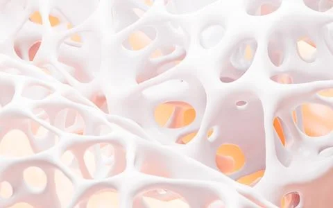 Abstract porous framework material background, nerve fibers background, bon.. 스톡 일러스트