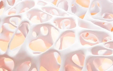 Abstract porous framework material background, nerve fibers background, bon.. 스톡 일러스트