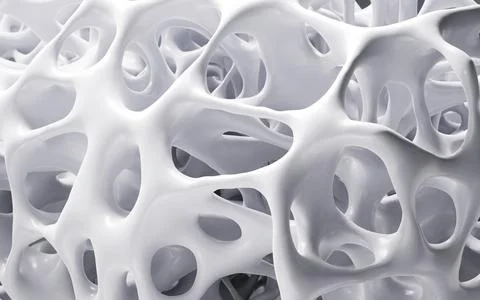 Abstract porous framework material background, nerve fibers background, bon.. 스톡 일러스트