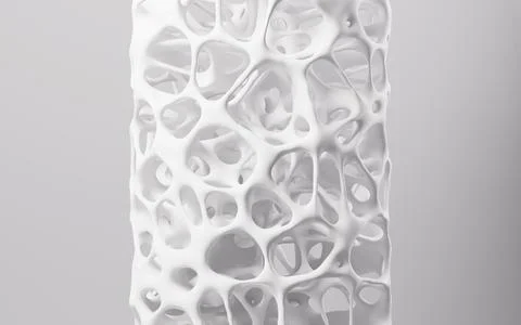 Abstract porous framework material background, nerve fibers background, bon.. 스톡 일러스트
