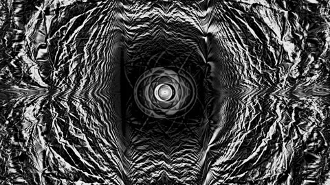 Abstract Portal Textured Pattern Science Fiction Eye Monochrome Surreal Animatio Stock Footage 287989297