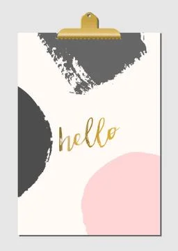 Abstract Poster Design Illustrazione stock