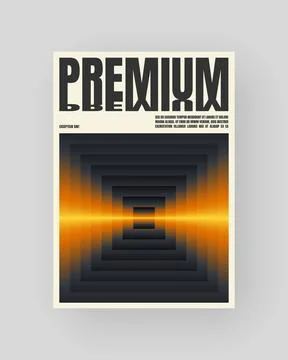 Abstract poster design Stock Illustration