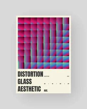 Abstract poster design Stock Illustration