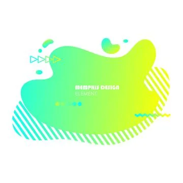 Abstract Poster. Gradient abstract banners with flowing liquid shapes. 库存插图