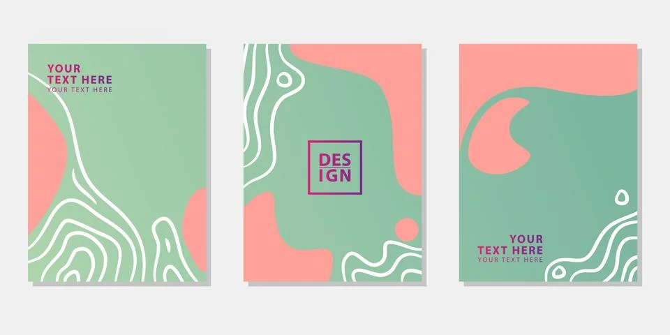 ABSTRACT POSTER Stock Illustration