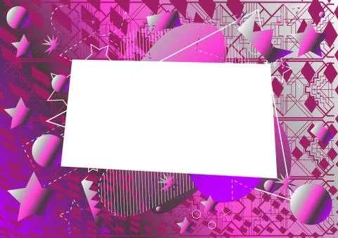 Abstract poster template with geometric patterns. Cover Design with creative  Stock Illustration