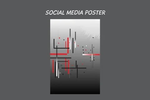 Abstract poster template Stock Illustration