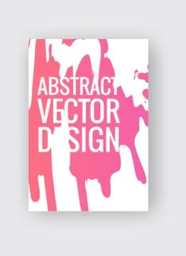 Abstract poster templates. Colorful threads composition. Vector illustration Illustrazione stock
