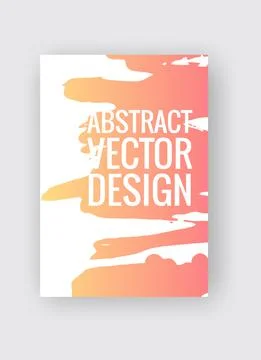 Abstract poster templates. Colorful threads composition. Stock Illustration
