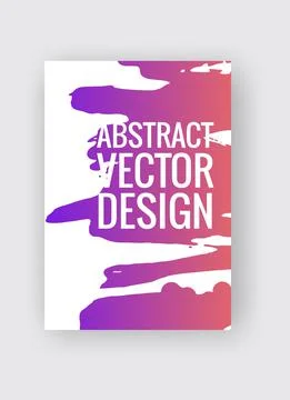Abstract poster templates. Colorful threads composition. Stock Illustration