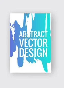 Abstract poster templates. Colorful vector threads composition. Stock Illustration