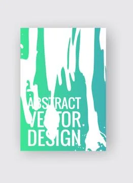 Abstract poster templates. Colorful vector threads composition. Illustrazione stock
