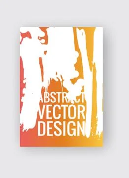Abstract poster templates. Colorful vector threads composition. Stock Illustration