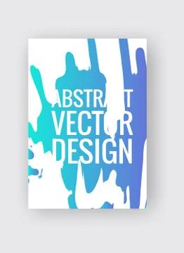 Abstract poster templates. Colorful VECTOR threads composition. Illustrazione stock
