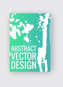 Abstract poster templates. Colorful VECTOR threads composition. Stock Illustration