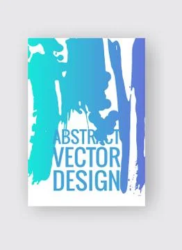 Abstract poster templates. Colorful vector threads composition. Illustrazione stock
