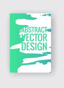 Abstract poster templates. Colorful vector threads composition. Illustrazione stock