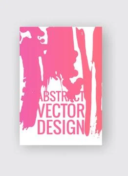 Abstract poster templates. Colorful vector threads composition. Stock Illustration